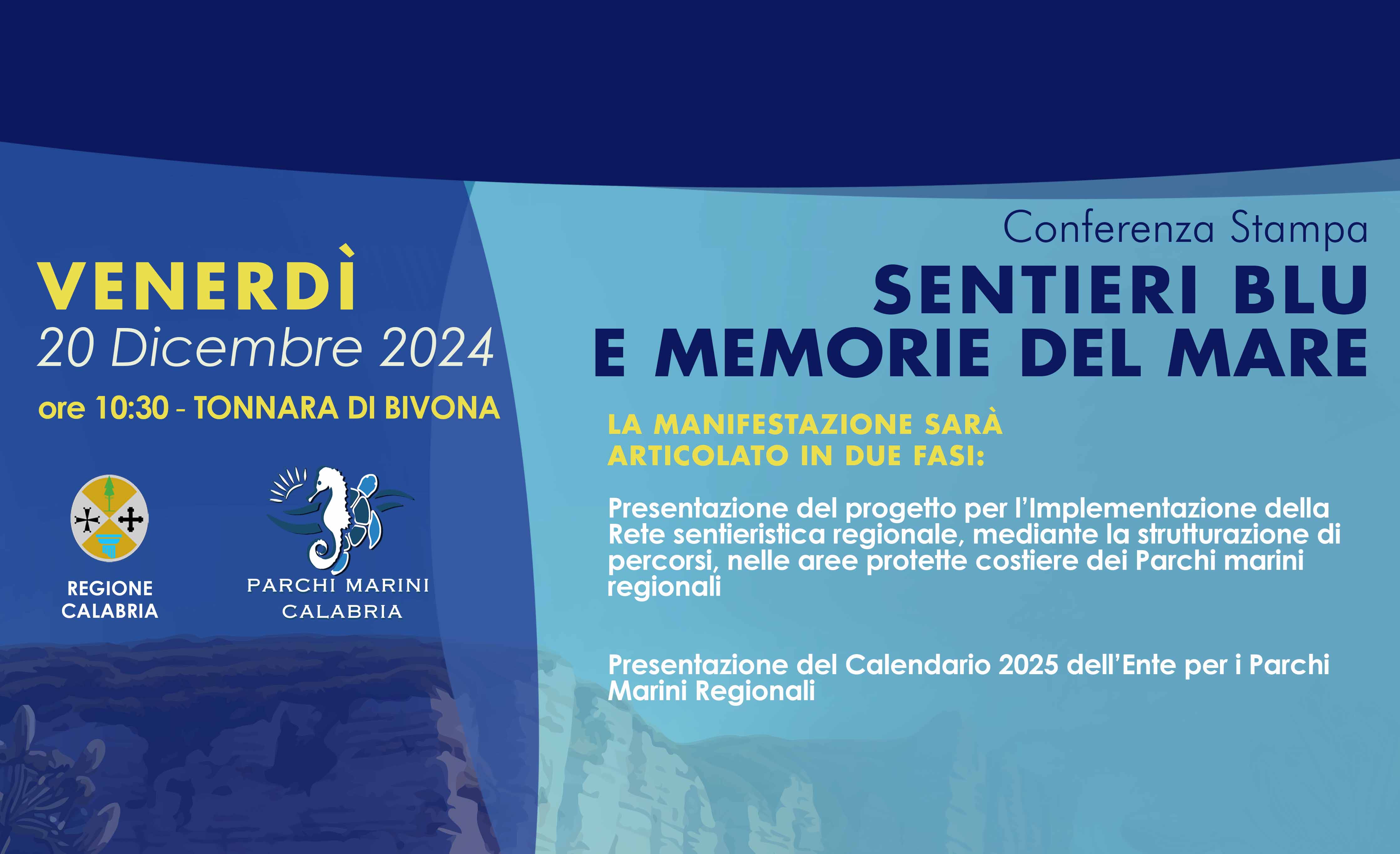 Sentieri Blu e Memorie del Mare - Conferenza Stampa EPMR